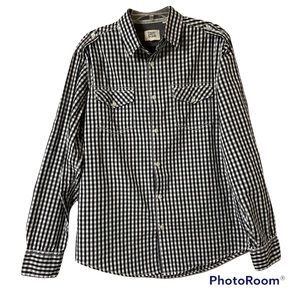 Paper Denim & Cloth Button Down Dress Shirt Size L